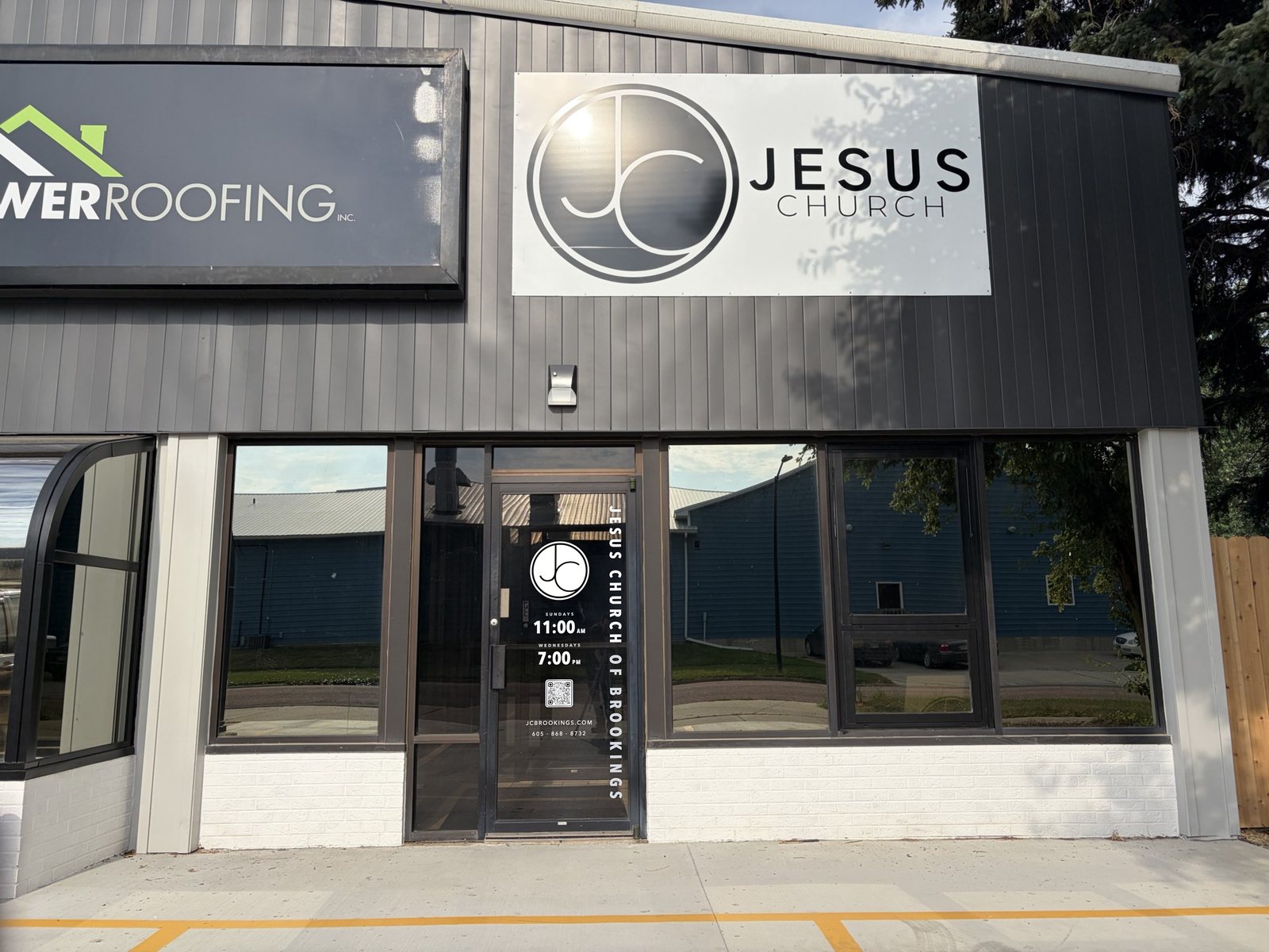 Storefront — silver finish